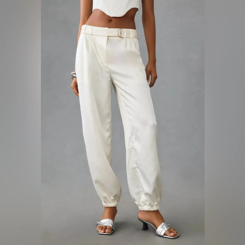 Anthropology Ivory Maeve Parachute Pants - Picture 4 of 6